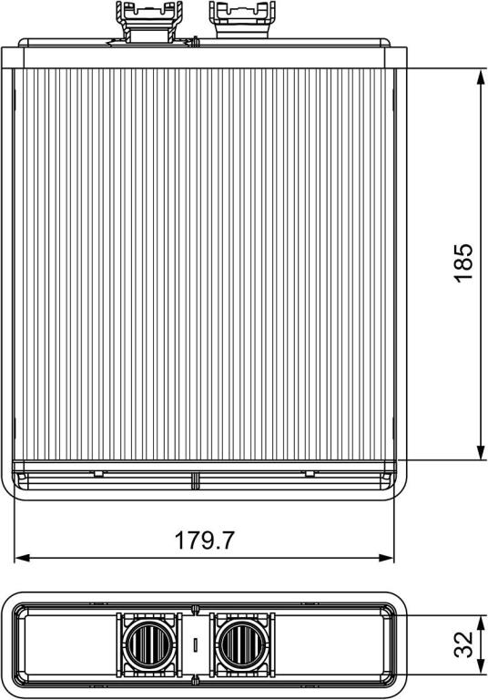 Radiador de calefacción VALEO ref. 812319